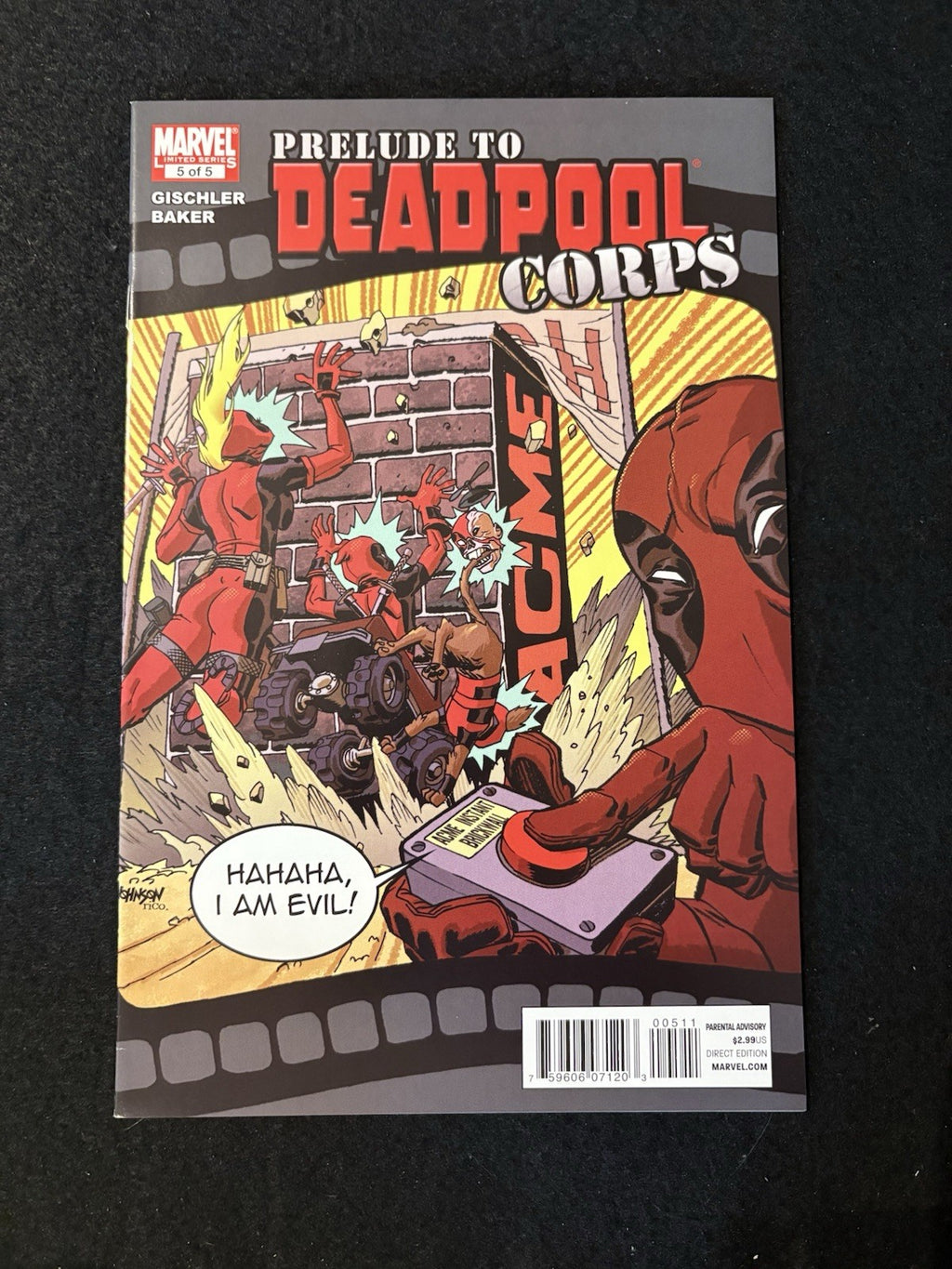 Prelude to Deadpool Corps #1-5 (2010) Complete Set by Marvel Comics