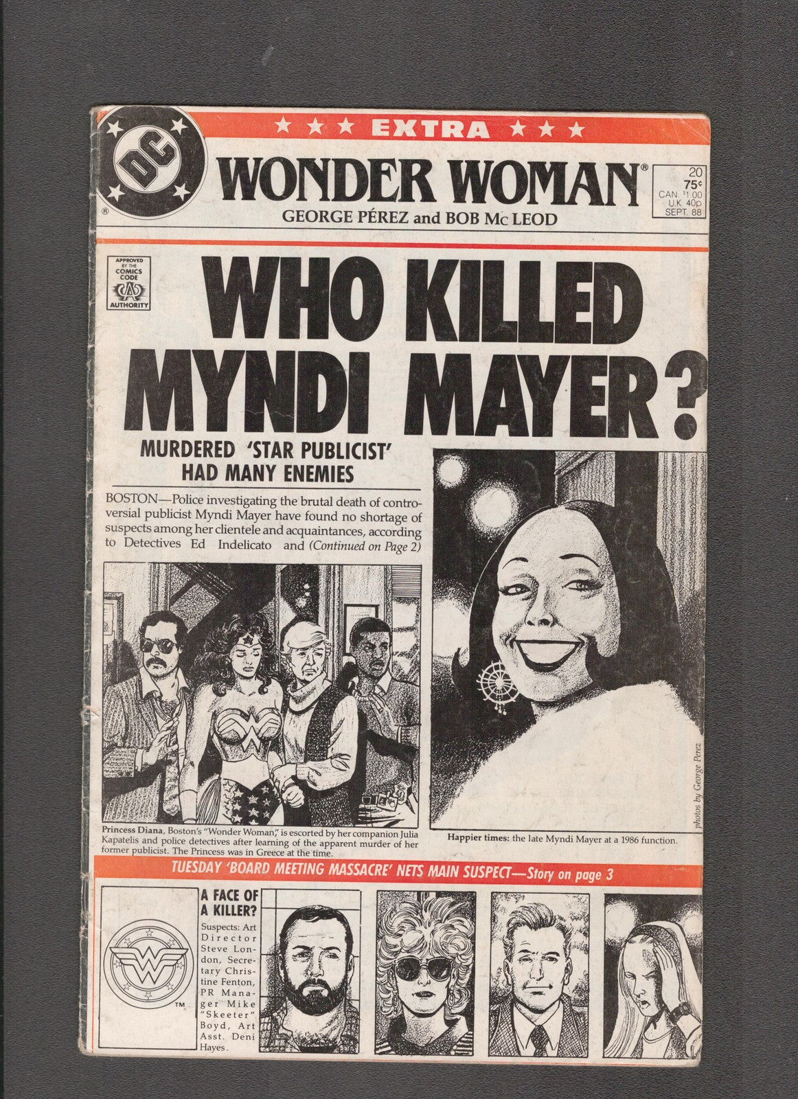 Wonder Woman #20 (1988) Myndi Mayer DC Comics