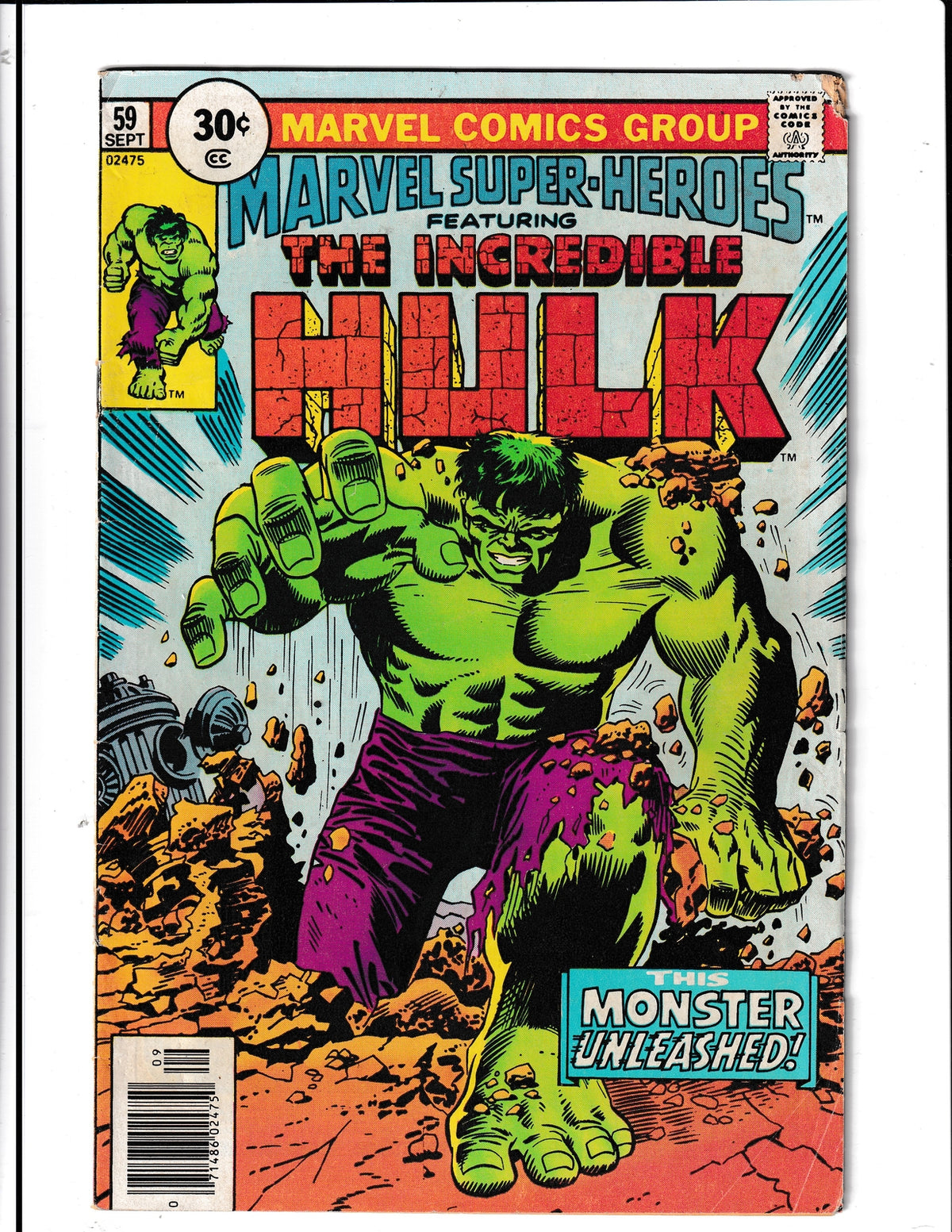 Marvel Super-Heroes #59 (1976) Marvel Comics