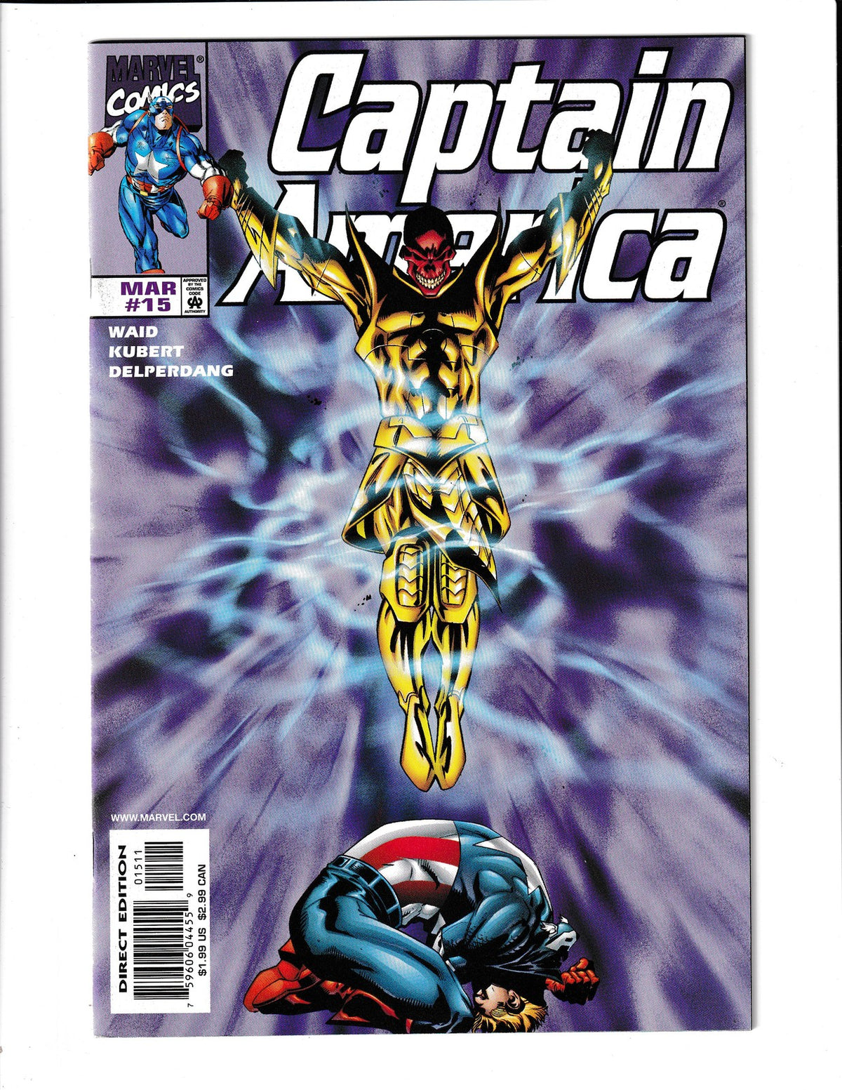 Captain America #15 (1999) Iron Man Cameo Marvel Comics