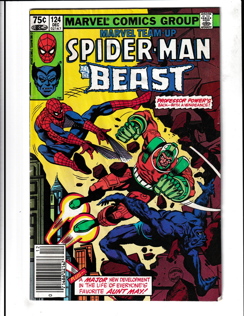 Marvel Team-Up #124 (1982) Spider-Man and Beast Marvel Comics