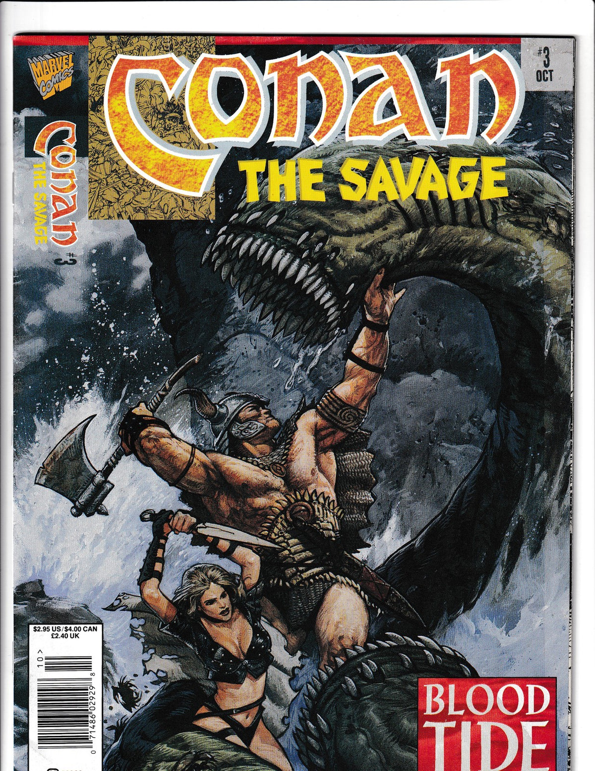 Conan the Savage #3 (1995) Magazine Marvel Comics