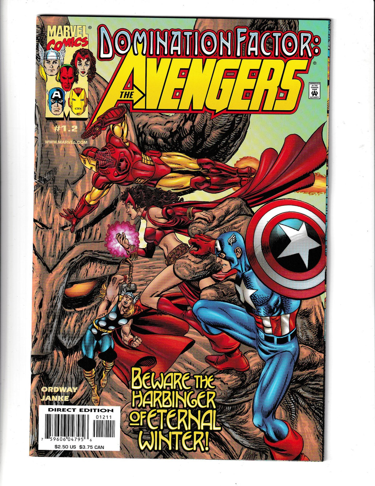 Domination Factor: Avengers #1 (1999) 1.2 Marvel Comics