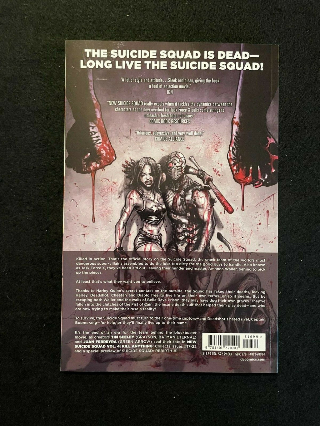 New Suicide Squad Vol. 4 "Kill Anything" DC Comics *GREAT SHAPE* 2016