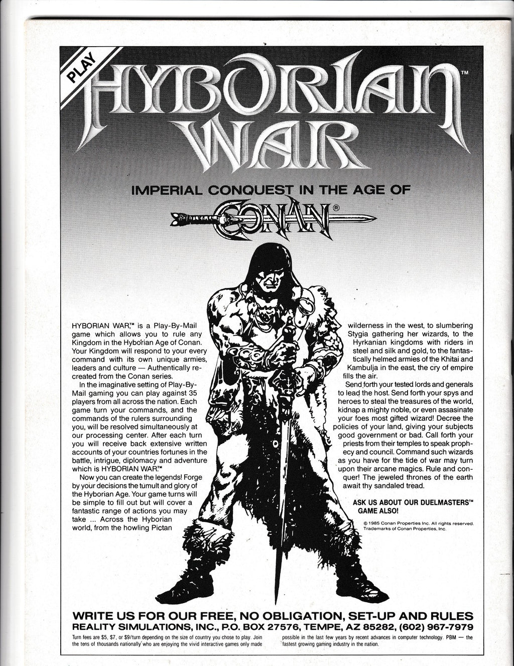 Conan Saga #17 (1988) Marvel Comics