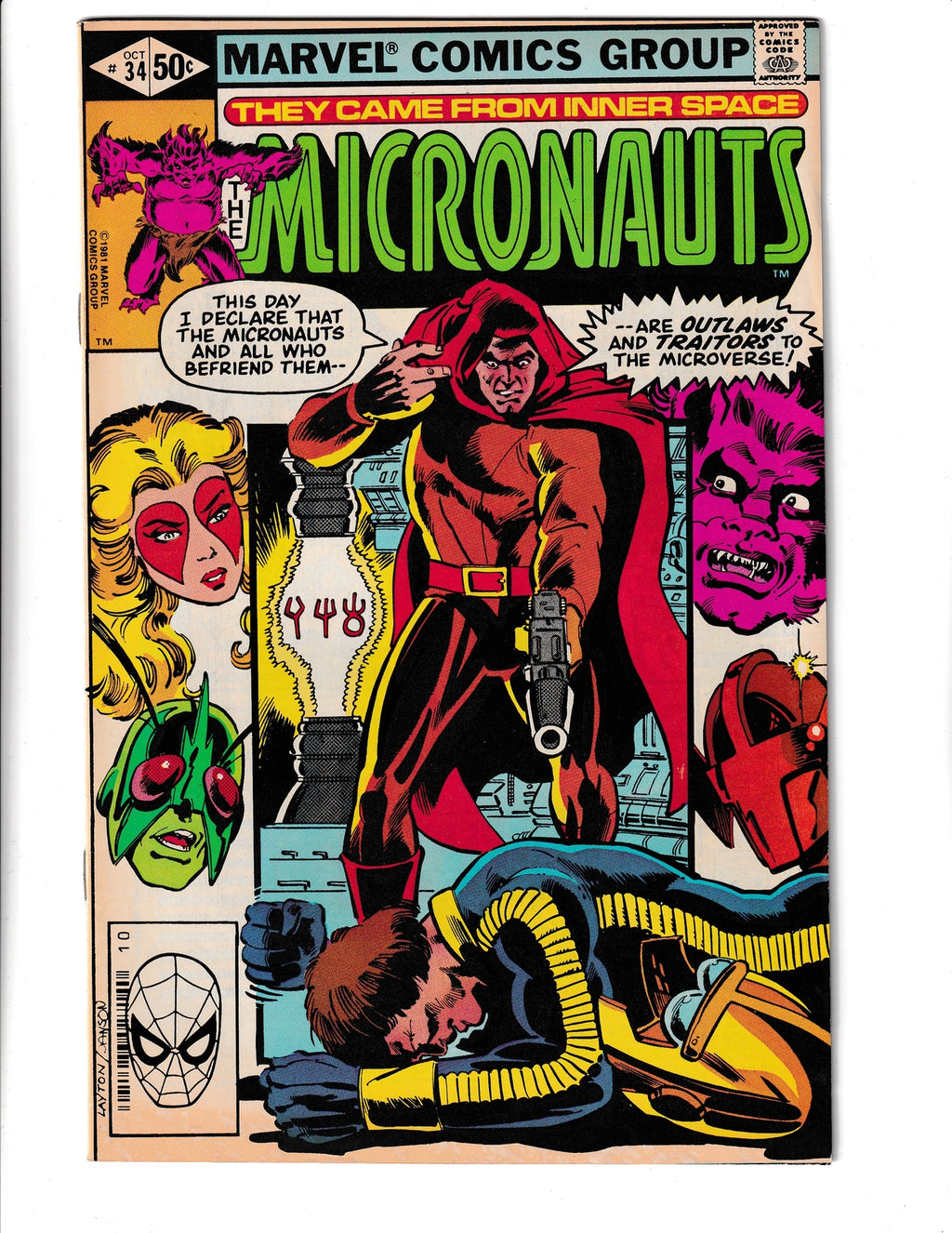 Micronauts #34 (1981) Marvel Comics