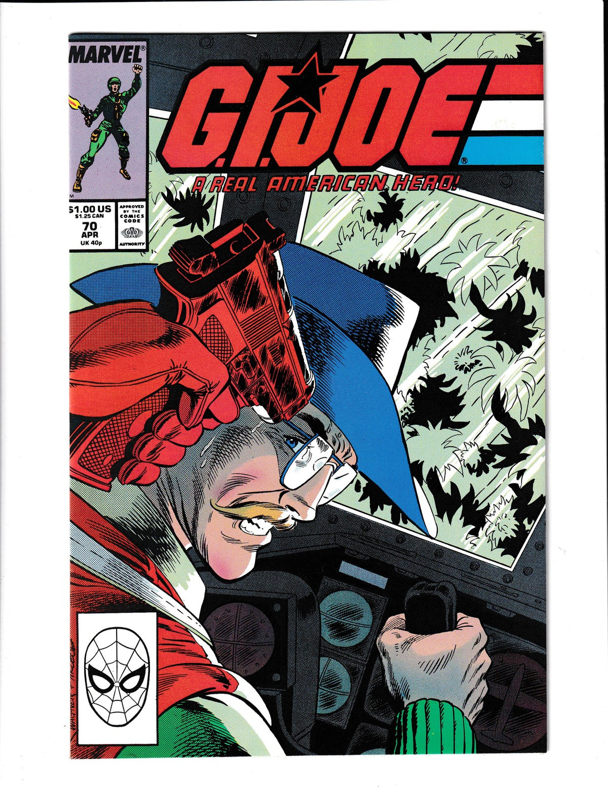 G.I. Joe: A Real American Hero #70 (1988) Ron Wagner, Higher Grade Marvel Comics