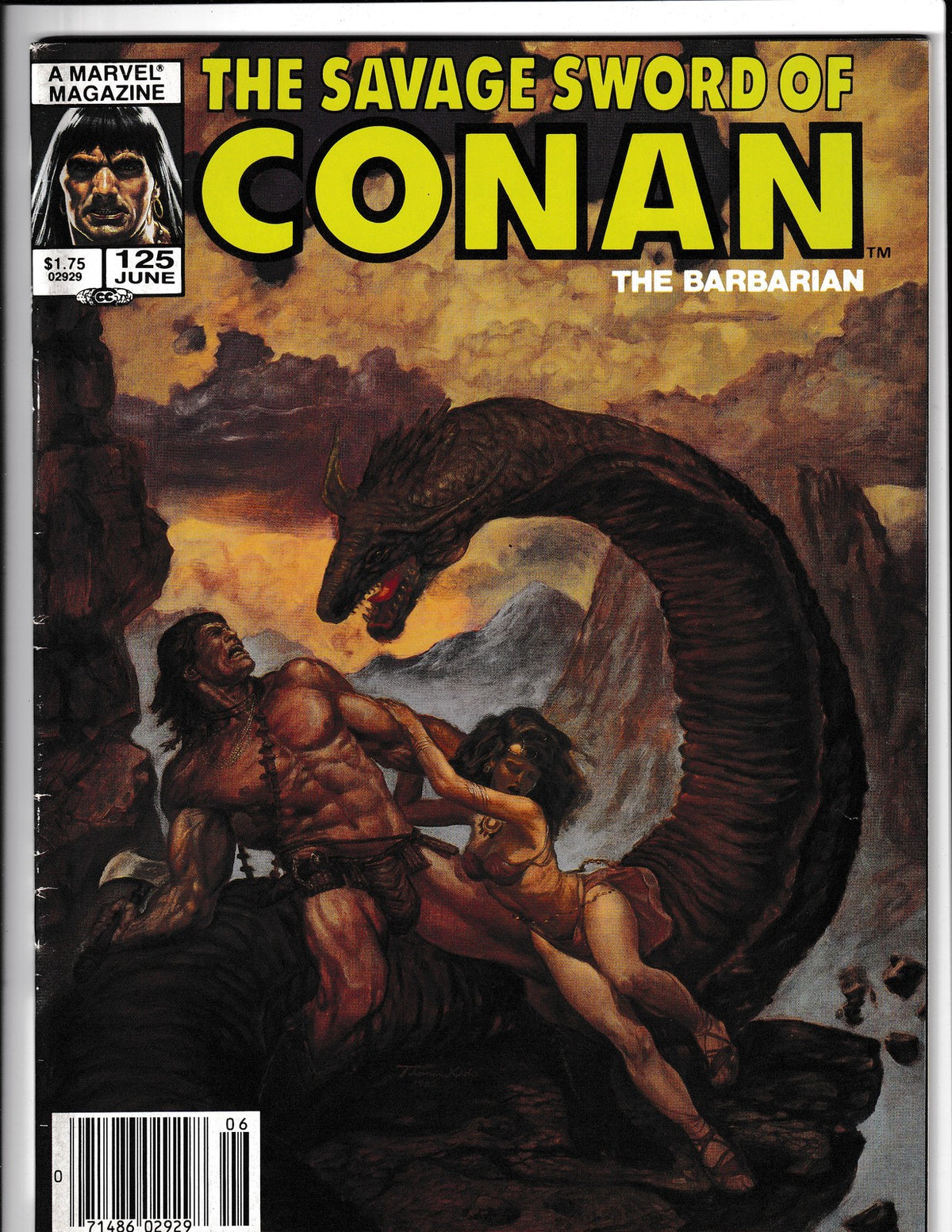 Savage Sword of Conan #125 (1986) Marvel Comics