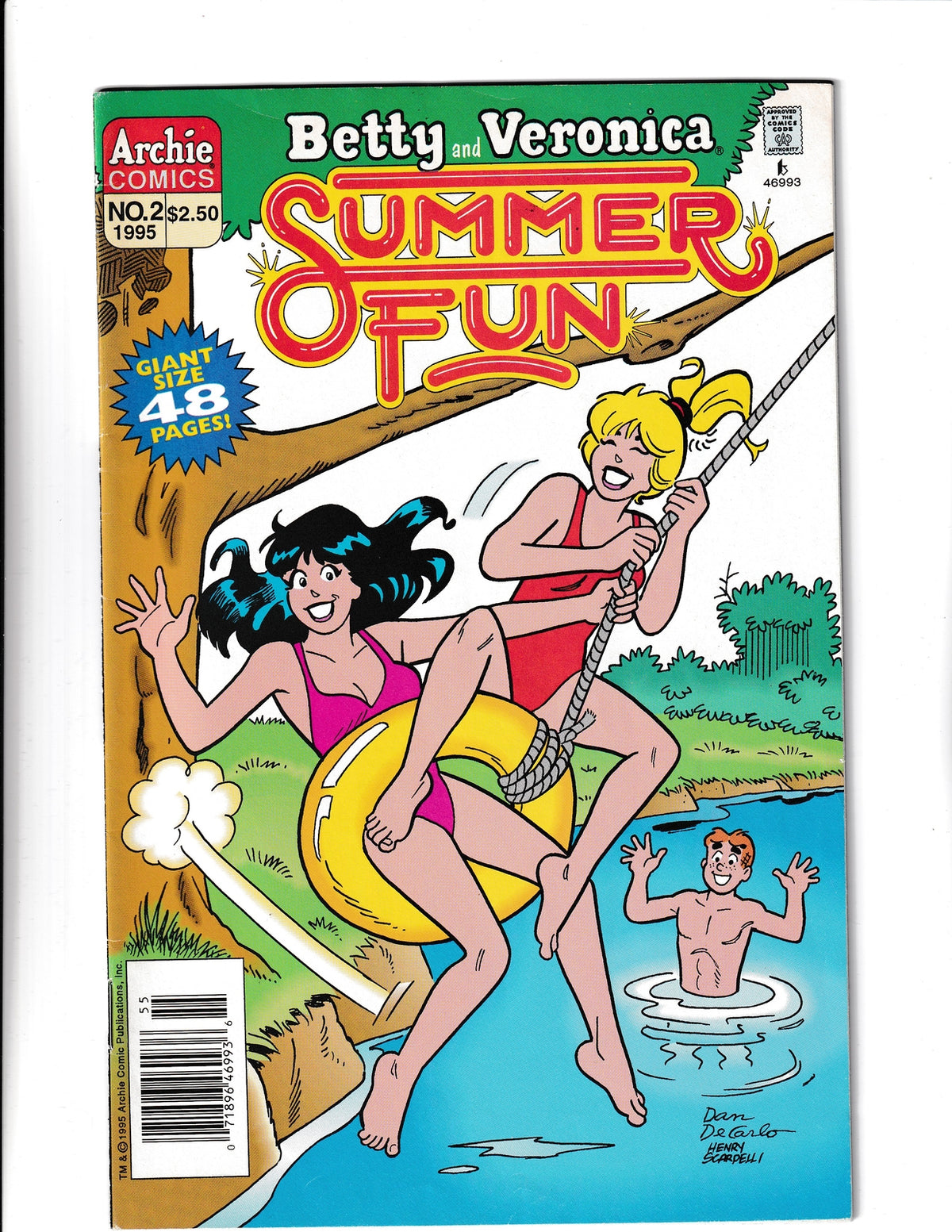 Betty and Veronica: Summer Fun #2 (1995) CDN Variant Archie Comics