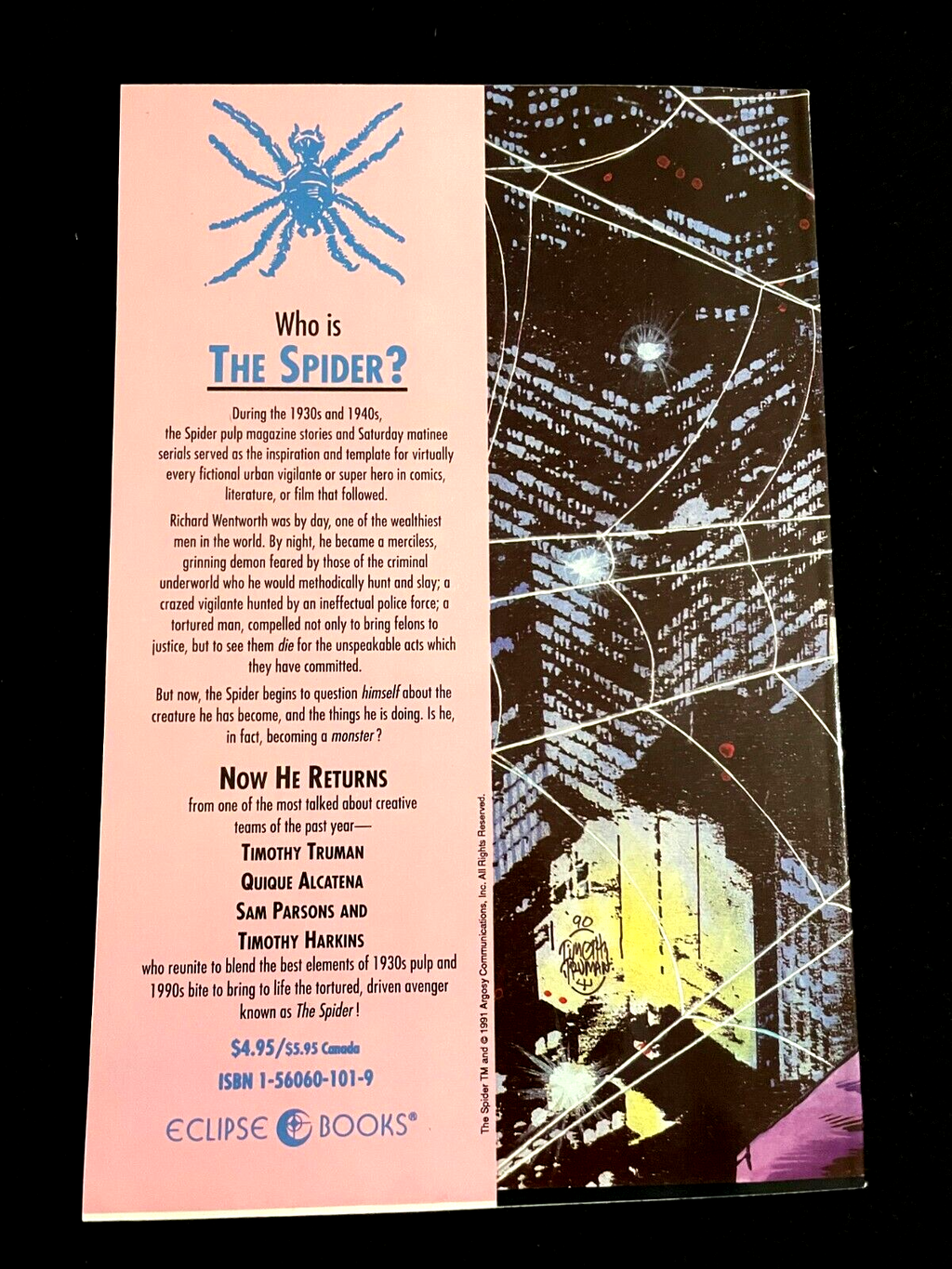 The Spider #3 1991 - Blood Mask