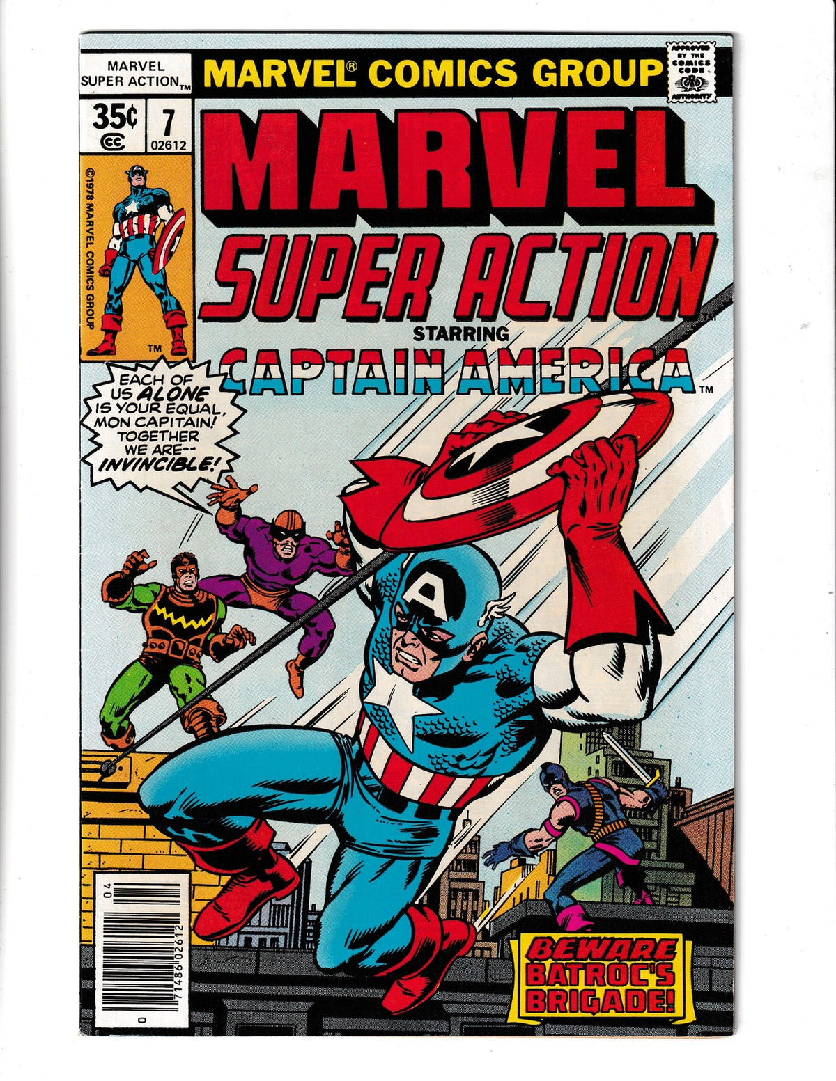 Marvel Super Action #29 (1981) Avengers Marvel Comics