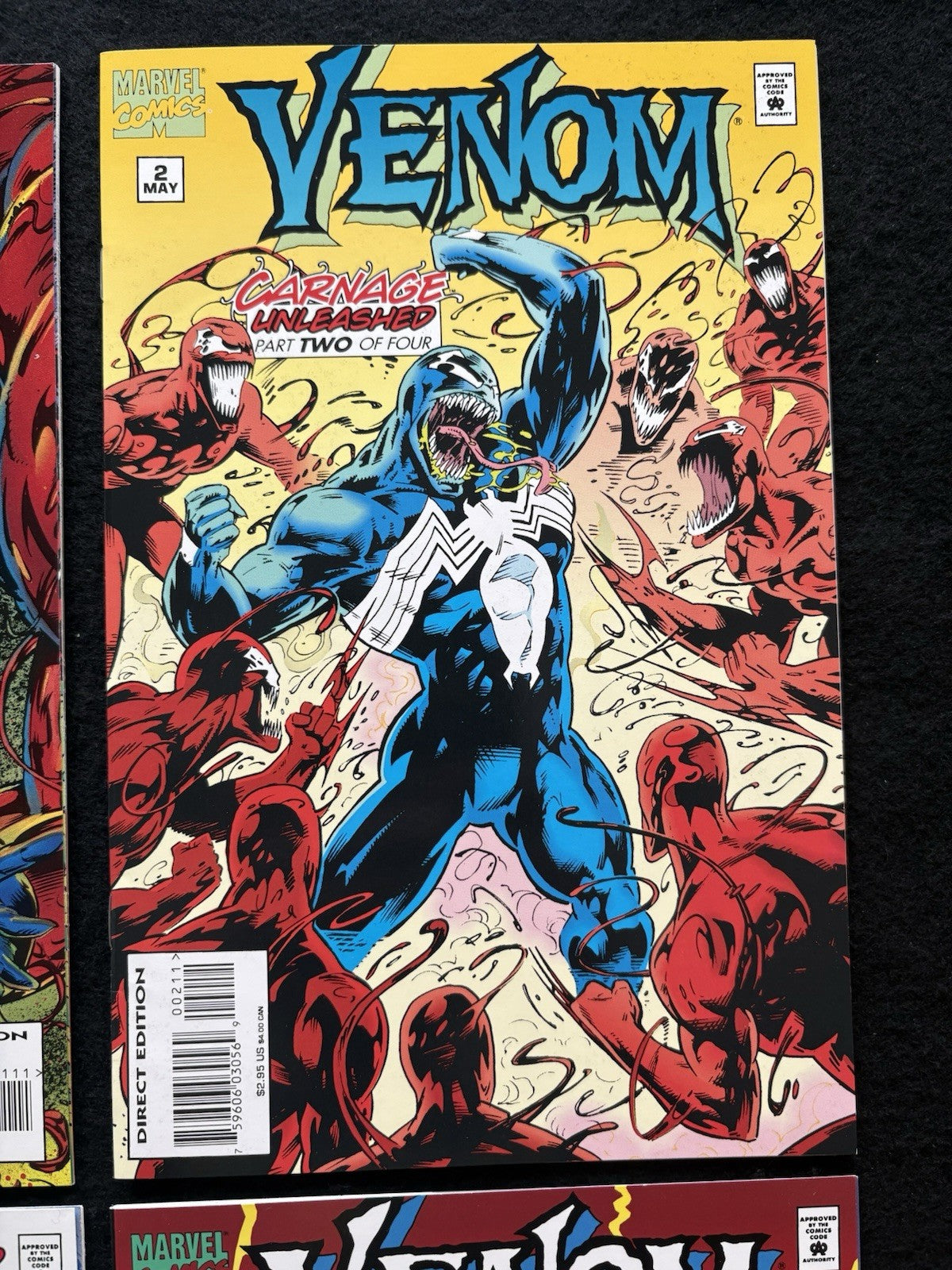 Venom: Carnage Unleashed #1-4 (1995) Complete Series Set of 4 Marvel Comics