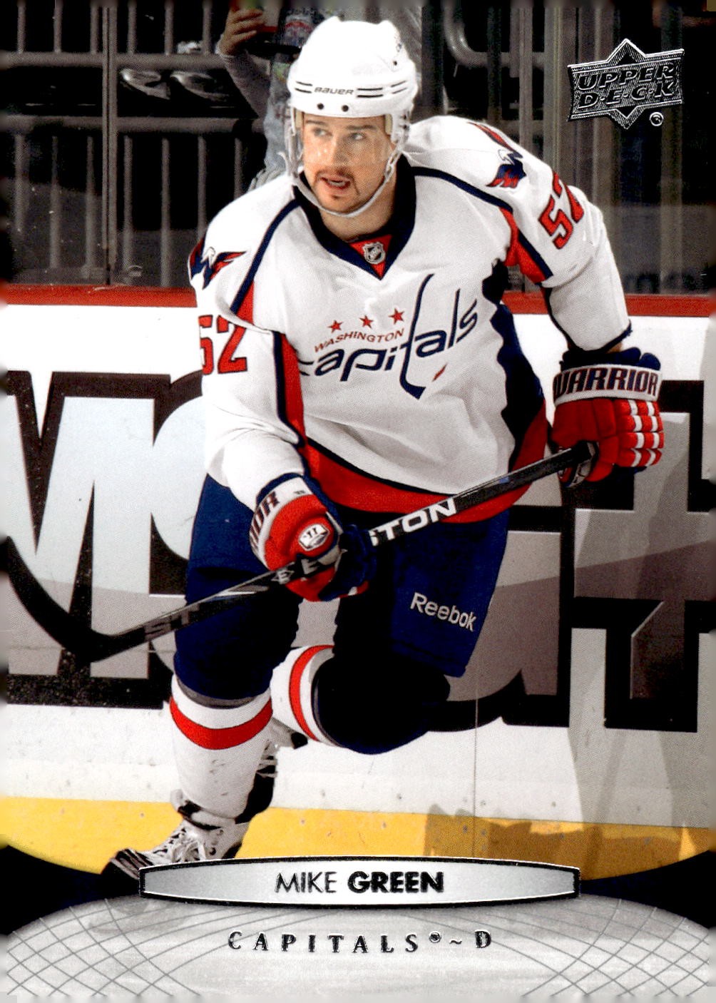 2011-12 Upper Deck #10 Mike Green Hockey Washington Capitals