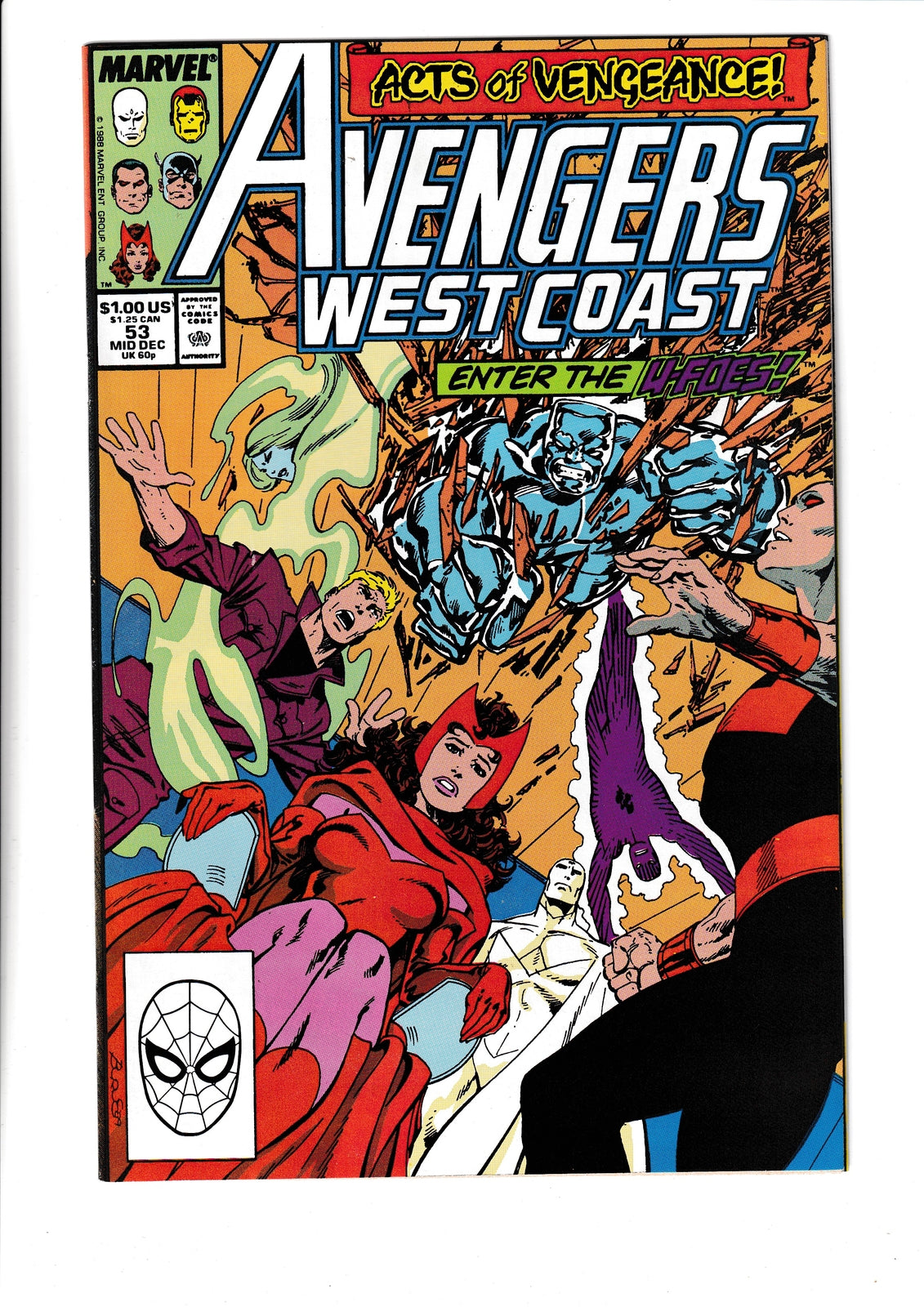 Avengers West Coast #53 (1990) Marvel Comics