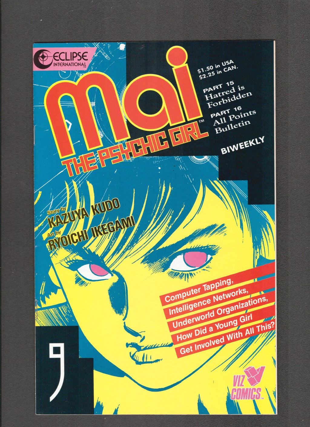 Mai, the Phychic Girl #9 (1987) Kudo - Ikegami Eclipse Comics
