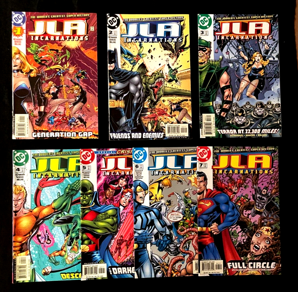 JLA: Incarnations - Complete Set of 7  #1-7  (2001) DC Comics