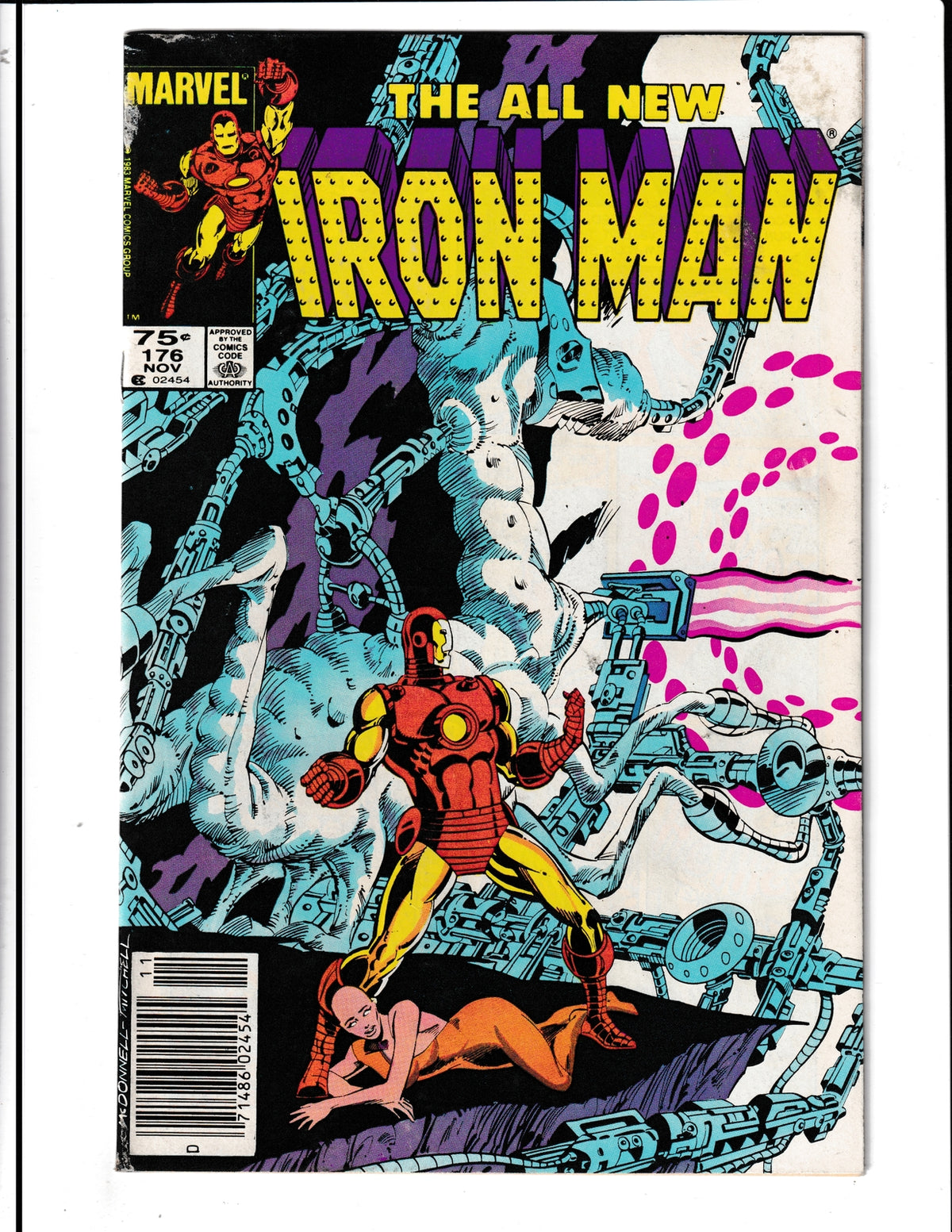 Iron Man #176 (1983) 1st Appearance of Friska Marvel Comics