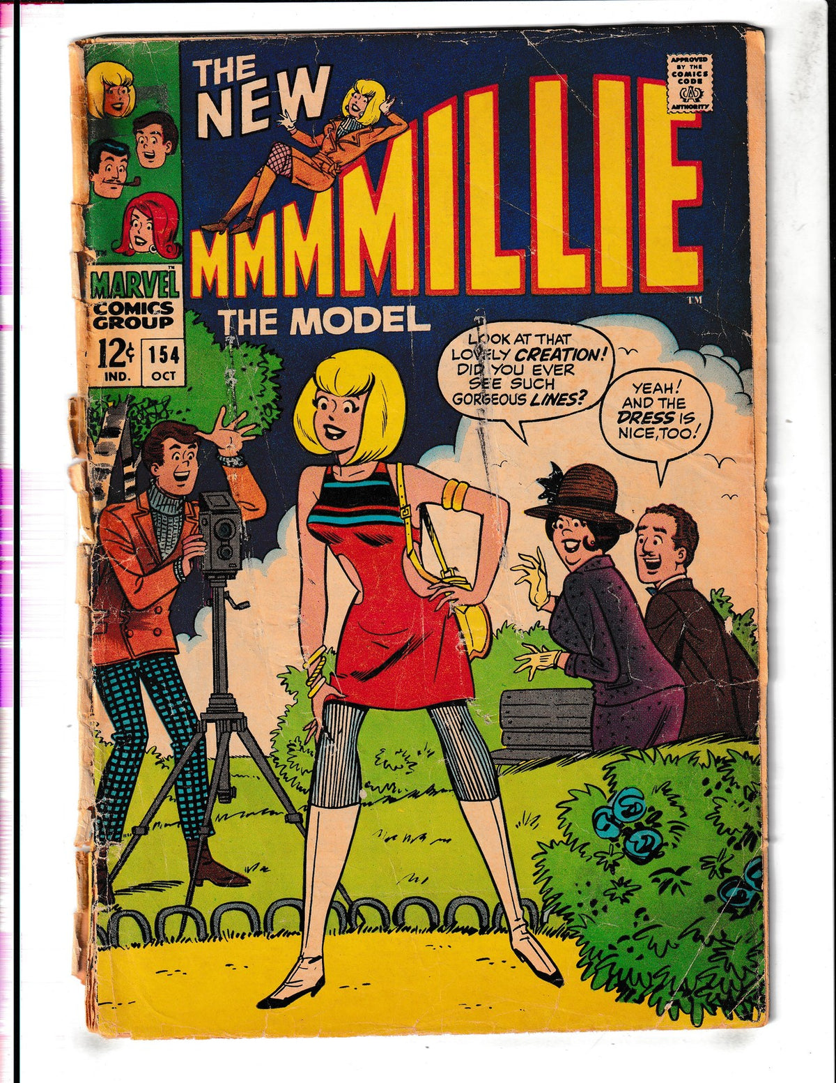 Millie the Model #154 (1967) Atlas/Marvel Comics