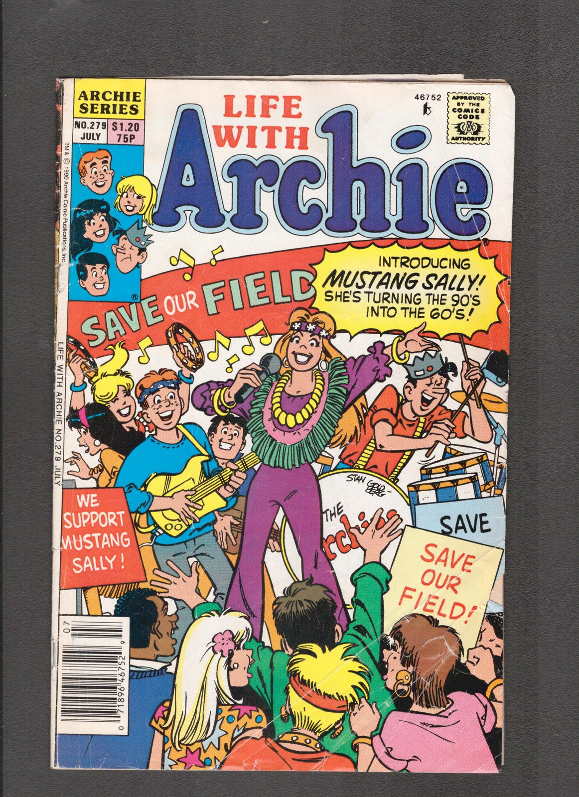Life With Archie #279 (1990) Mustang Sally Cover Archie Comics