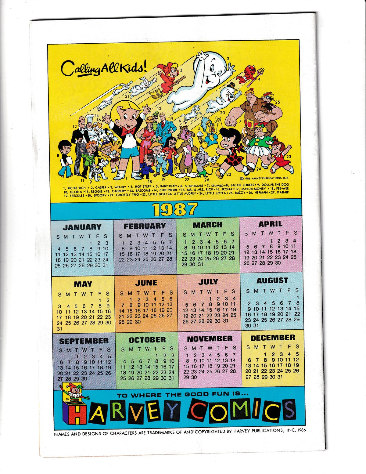 Friendly Ghost, Casper #230 (1987) Harvey Comics