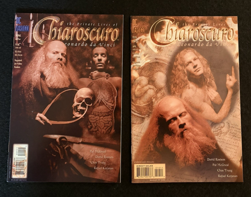 Chiaroscuro: Private Lives of Leonardo Da Vinci Full Set #1-10 1995-96 Vertigo