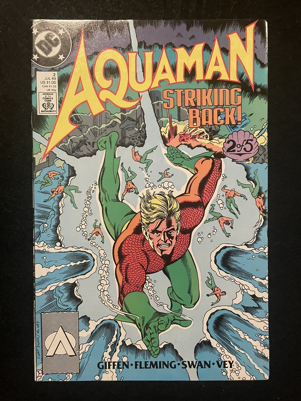 Aquaman #1-5 COMPLETE MINI SERIES (1989) DC Comics