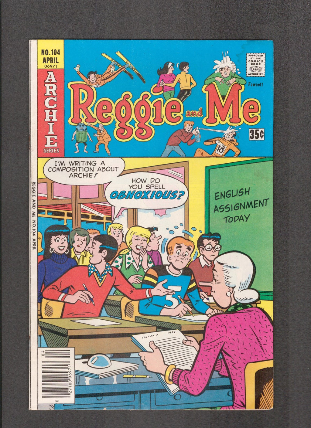 Reggie and Me #104 (1978) Archie Comics
