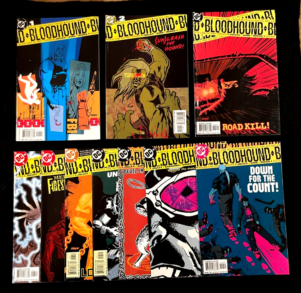 Bloodhound - Complete Set of 10 #1-10 (2004/05) DC Comics