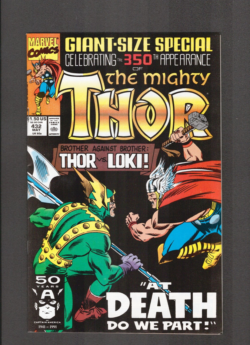 Thor #432 (1991) Eric Masterson Thor Marvel Comics