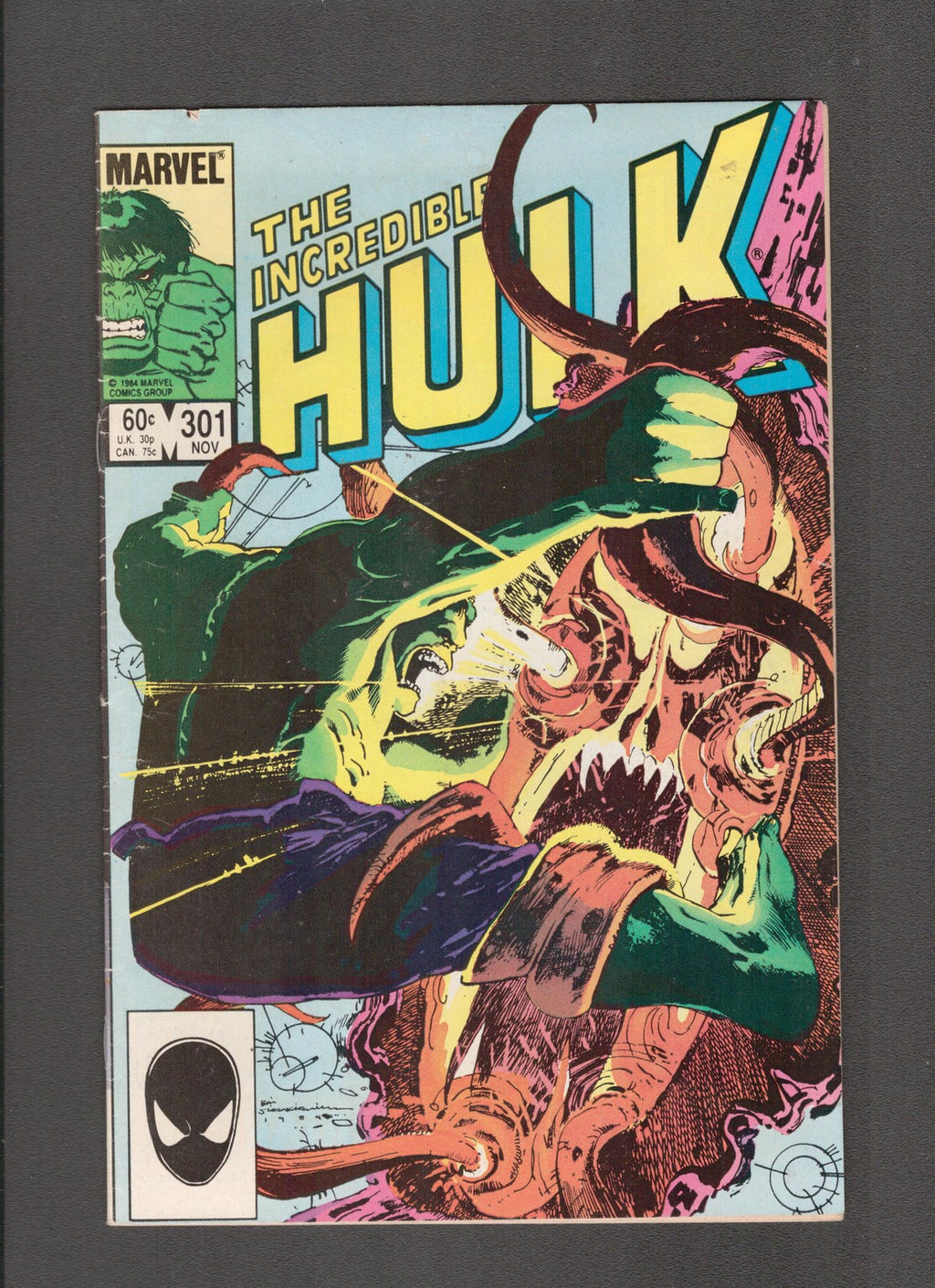 Incredible Hulk #301 (1984) Sienkiewicz, Mantlo, Buscema Marvel Comics