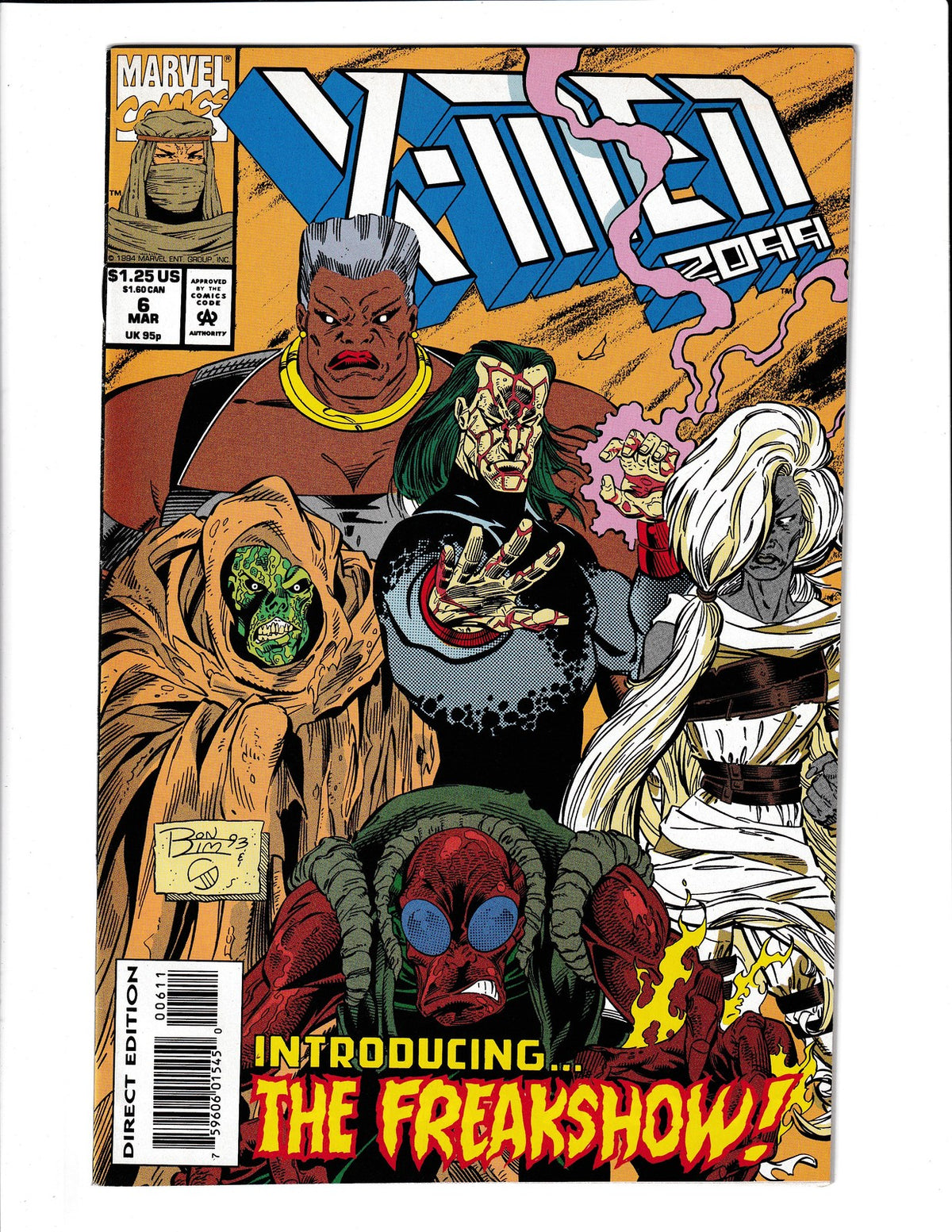 X-Men 2099 #6 (1994) 1st Freakshow Marvel Comics