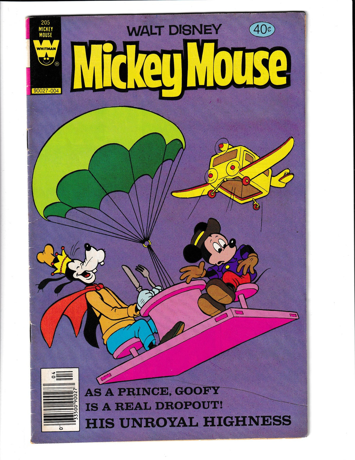 Mickey Mouse #205 (1980) Whitman Comics