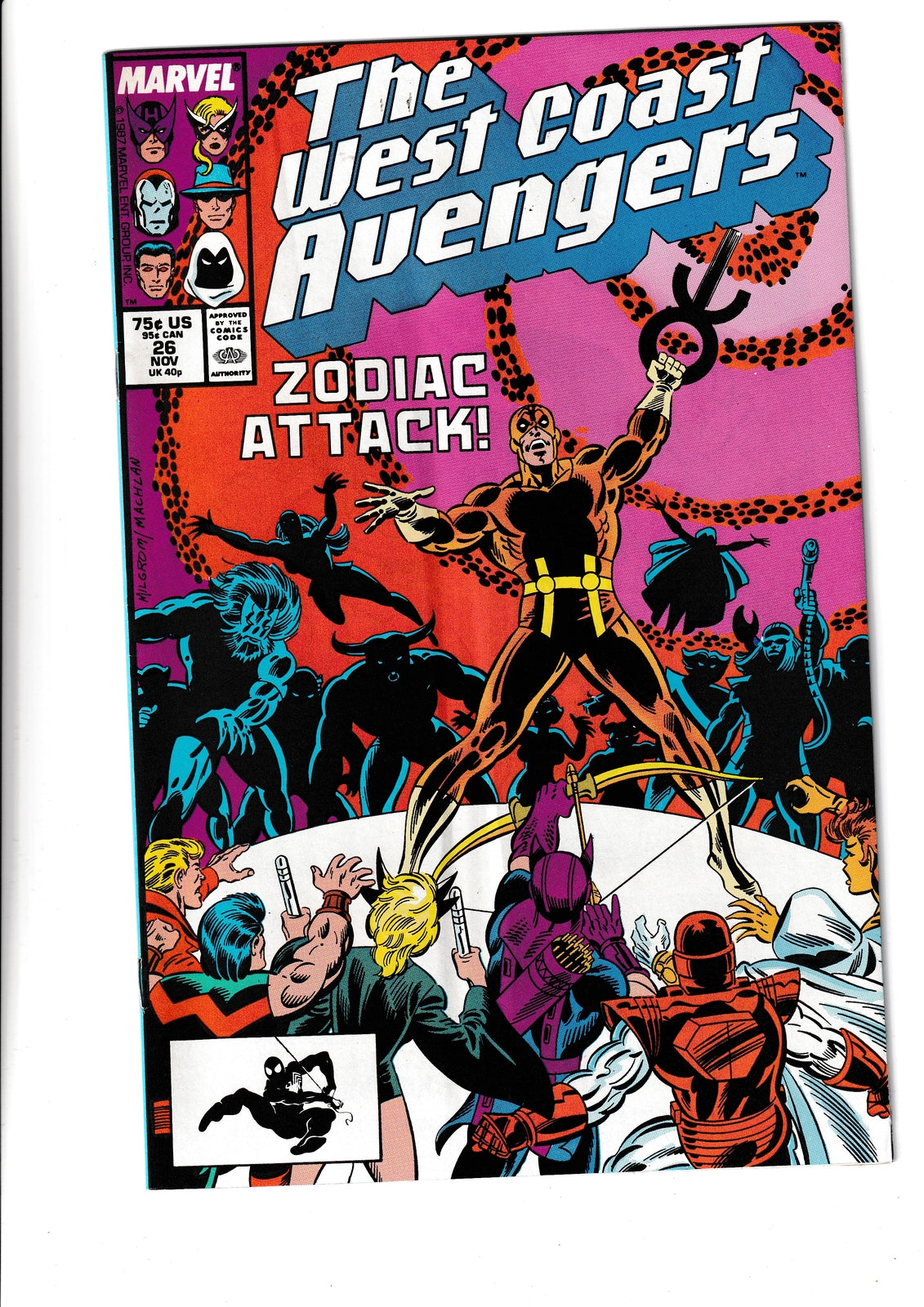 West Coast Avengers #26 (1987) Marvel Comics SKU:200