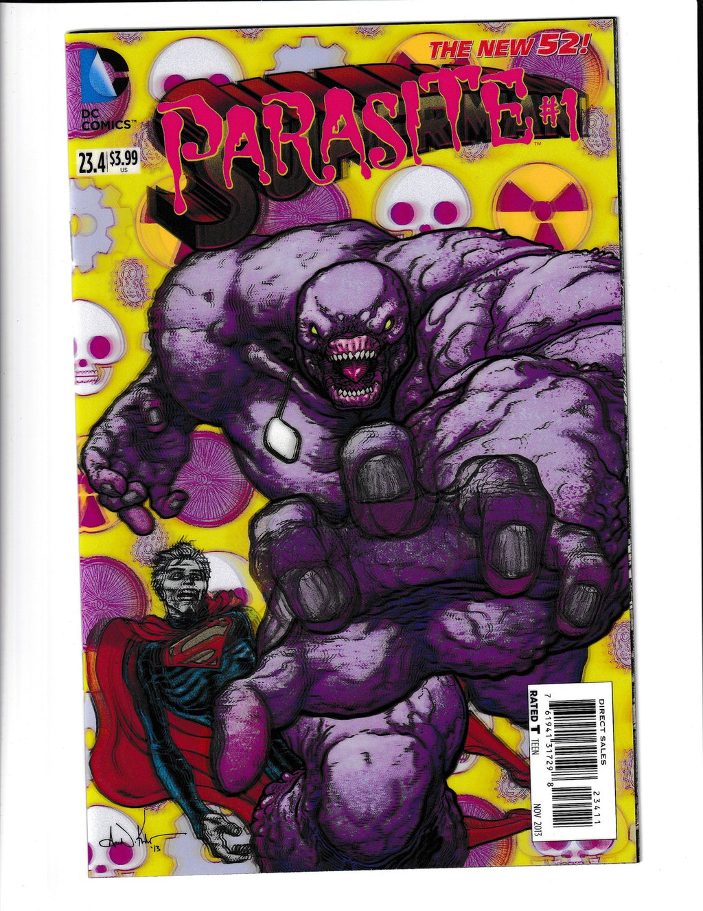 Superman #23.4 (2013) Parasite Lenticular Cover DC Comics
