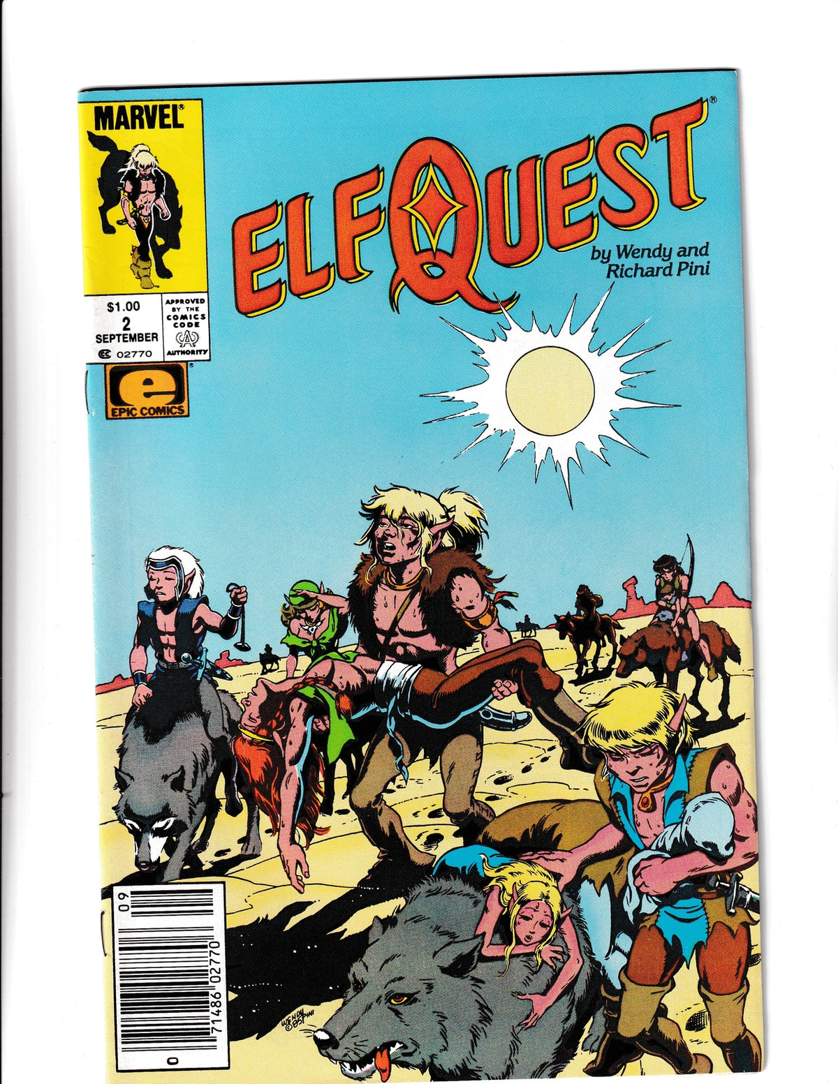 Elfquest #2 (1985) Epic Comics SKU:024