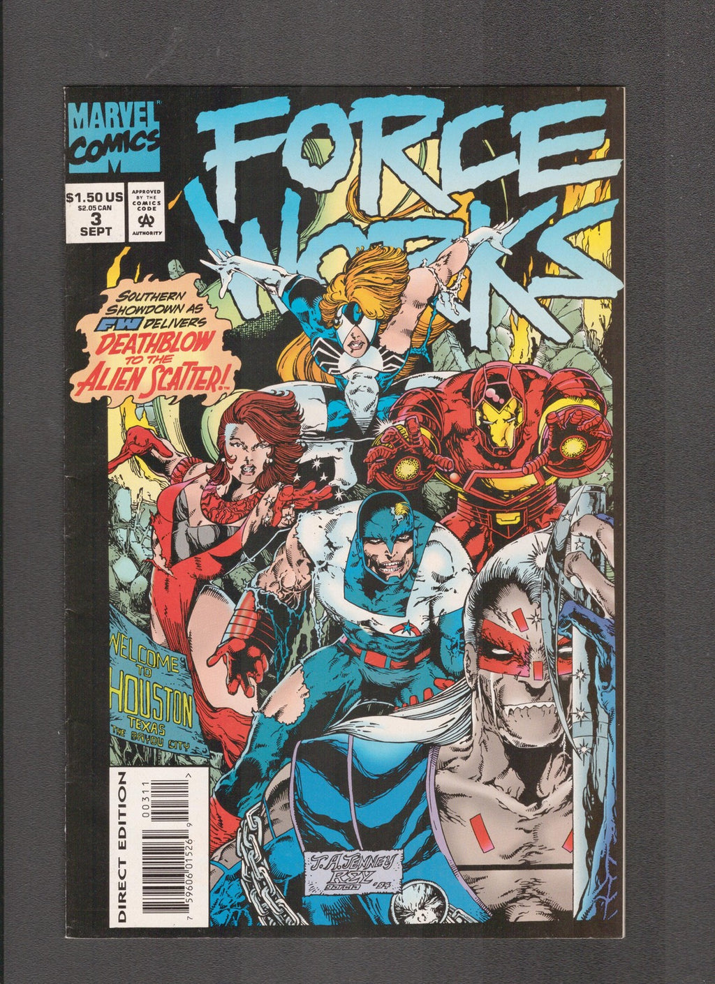 Force Works #3 (1994) Ray Garcia, Tom Tenny  Marvel Comics