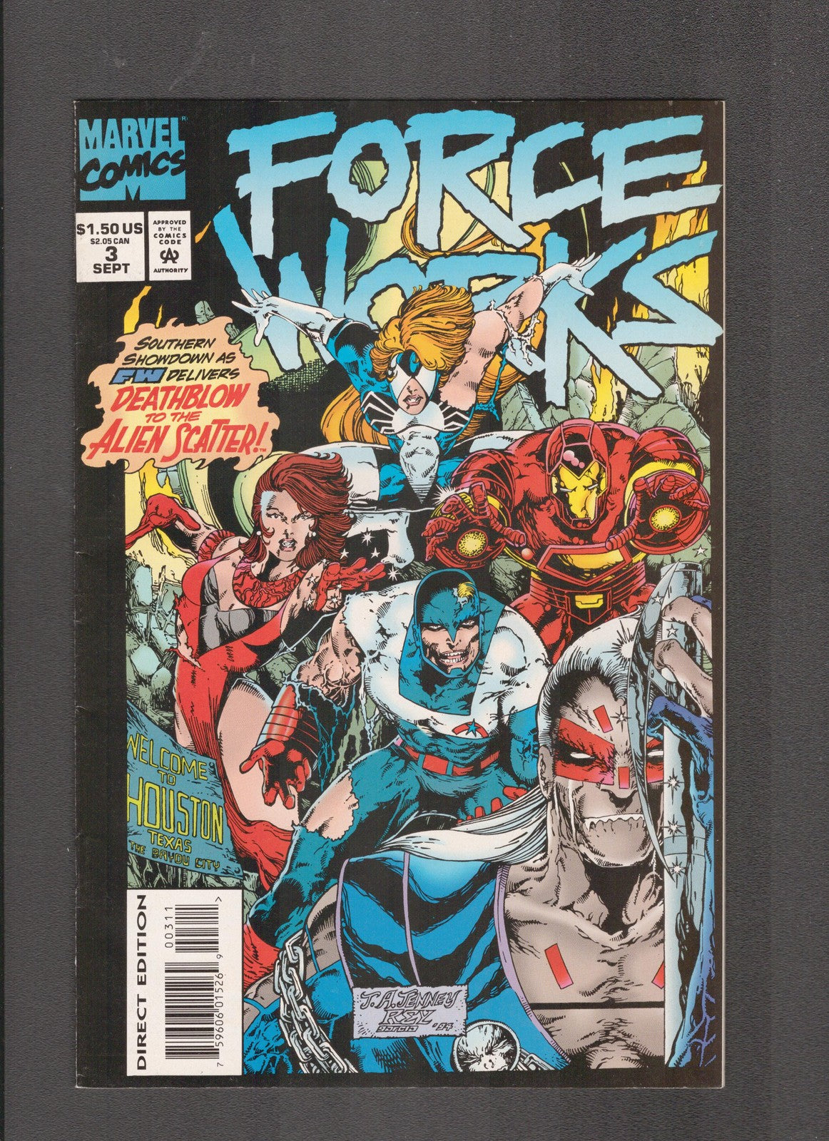 Force Works #3 (1994) Ray Garcia, Tom Tenny  Marvel Comics