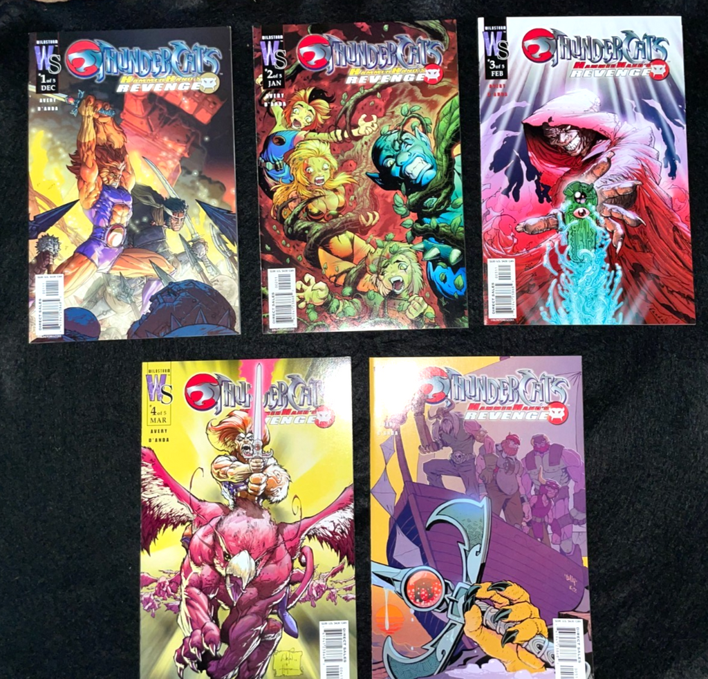 ThunderCats: HammerHand's Revenge - Complete Set of 5 #1-5 (2003/04) WildStorm