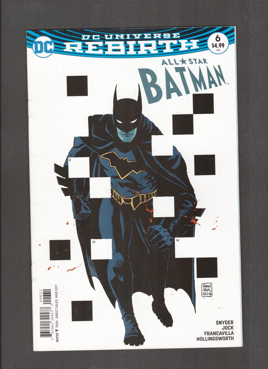 All-Star Batman #6 (2017) Francesco Francavilla DC Comics