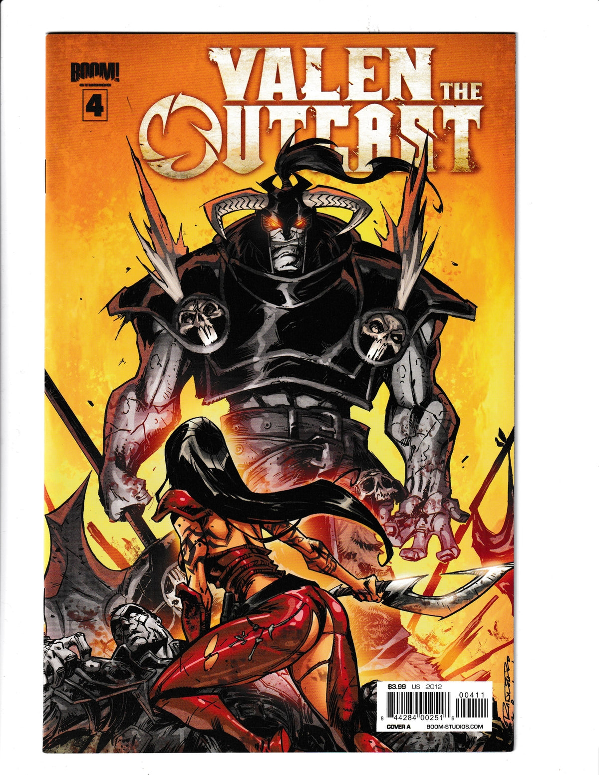 Valen and the Outcast #4B (2012) Cover B BOOM! Comics