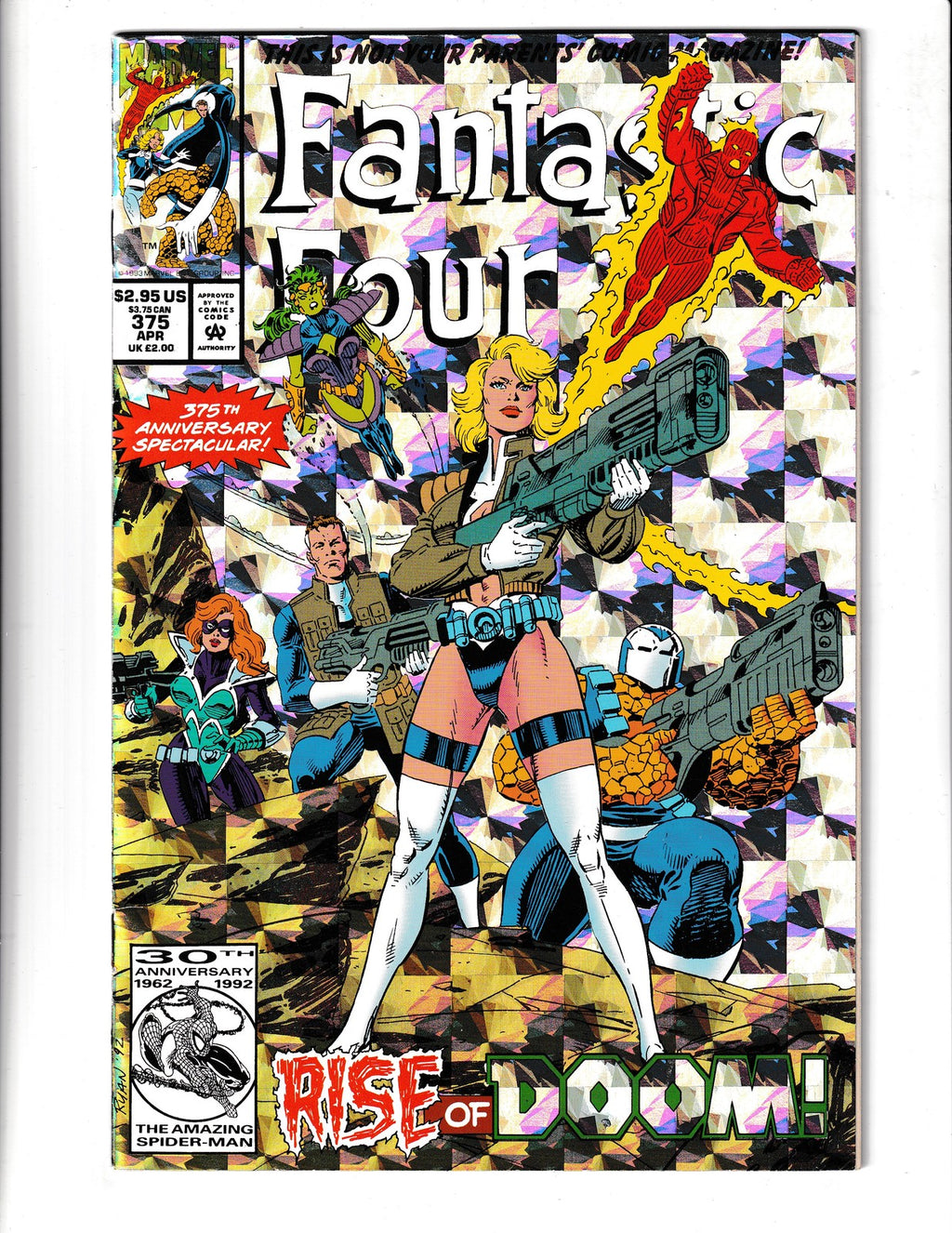 Fantastic Four #375 (1993) Prismatic Foil Marvel Comics