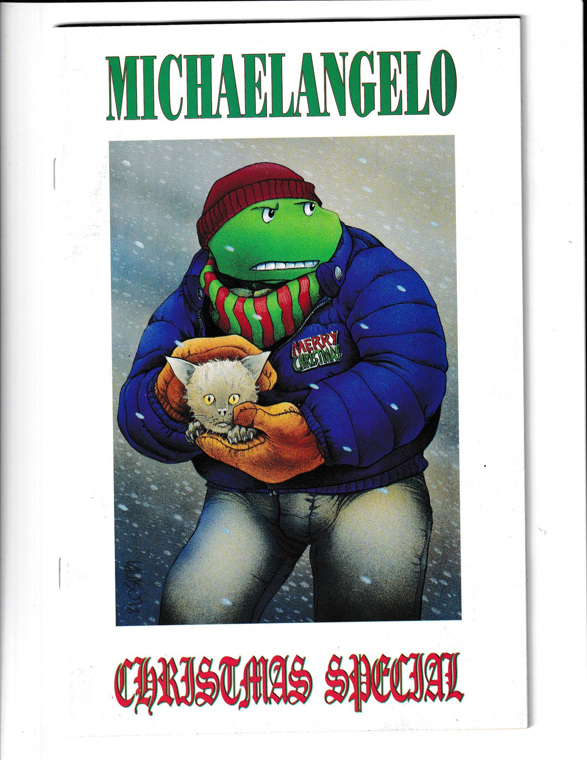 TMNT: Micahelangelo - Christmas Special #1 (1990) Mirage Comics