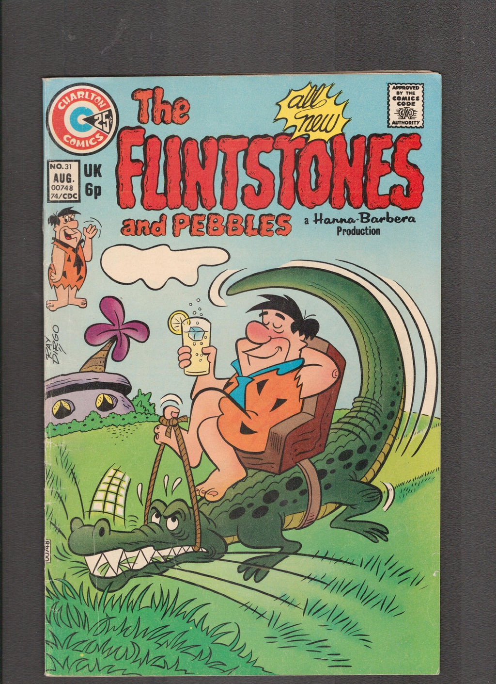Flintstones #31 (1974) and Pebbles Charlton Comics