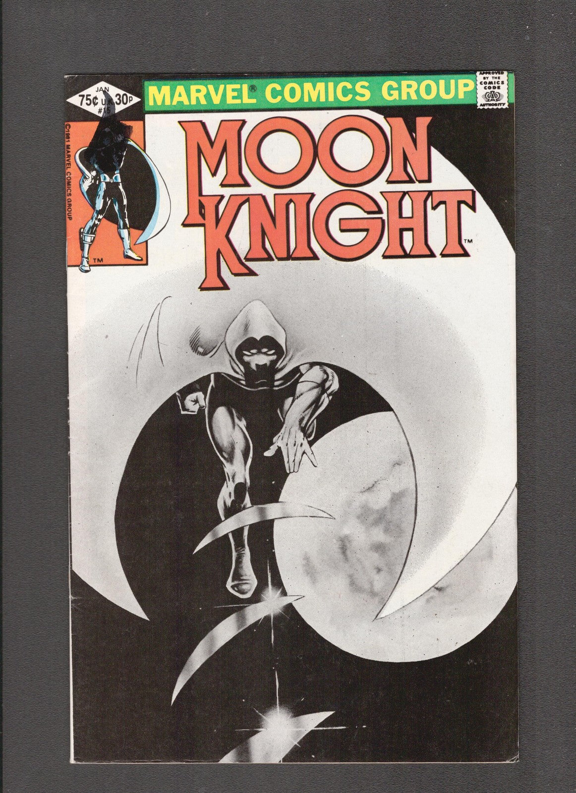 Moon Knight #15 (1982) 1st App of Xenos Marvel Comics