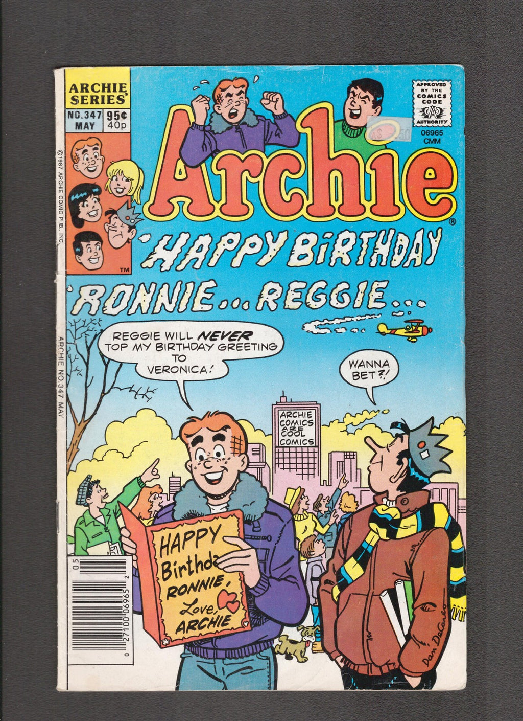 Archie Comics #347 (1987) Canadian Newsstand Archie Comics