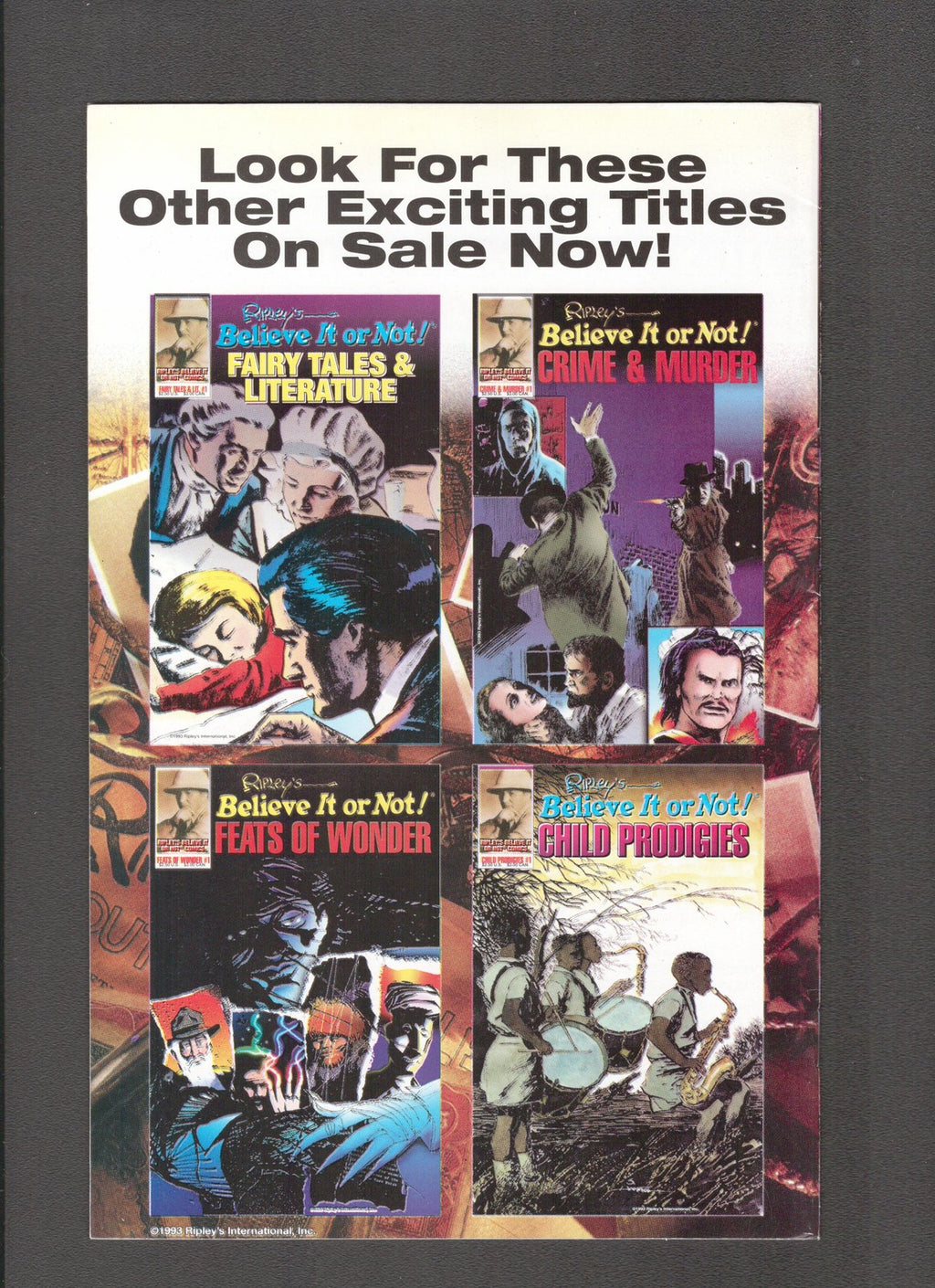 Ripley's Believe It Or Not: Fairytales & Litterature #1 (1993)  Comics