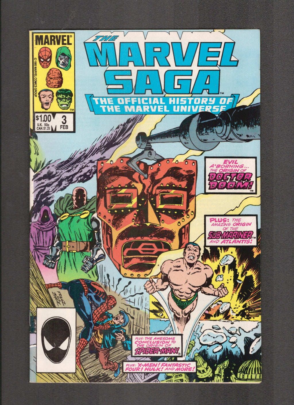 Marvel Saga #3 (1986) Dr. Doom Marvel Comics