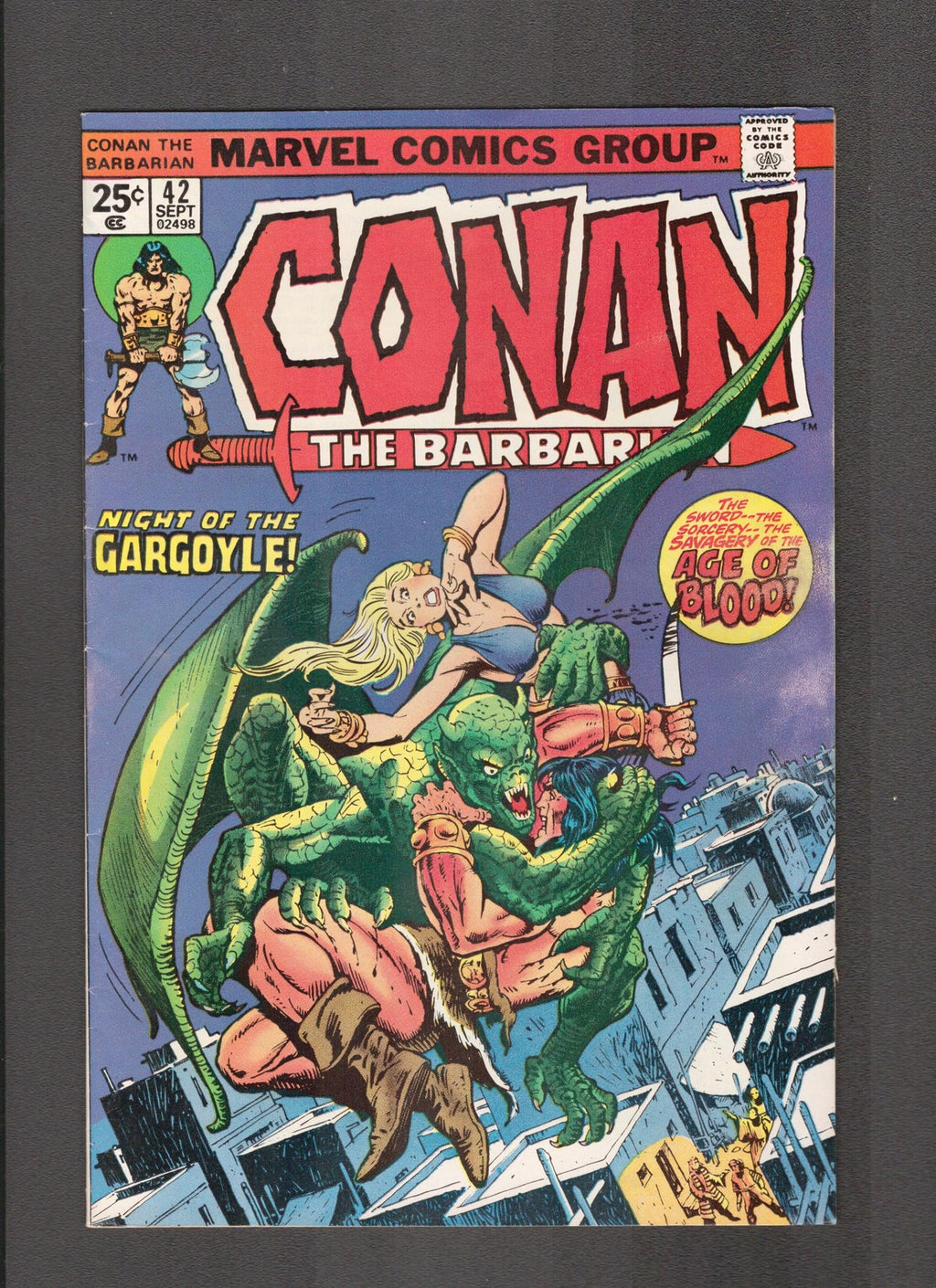 Conan the Barbarian #42 (1974) Marvel Value Stamp A 24 Falcon Marvel Comics