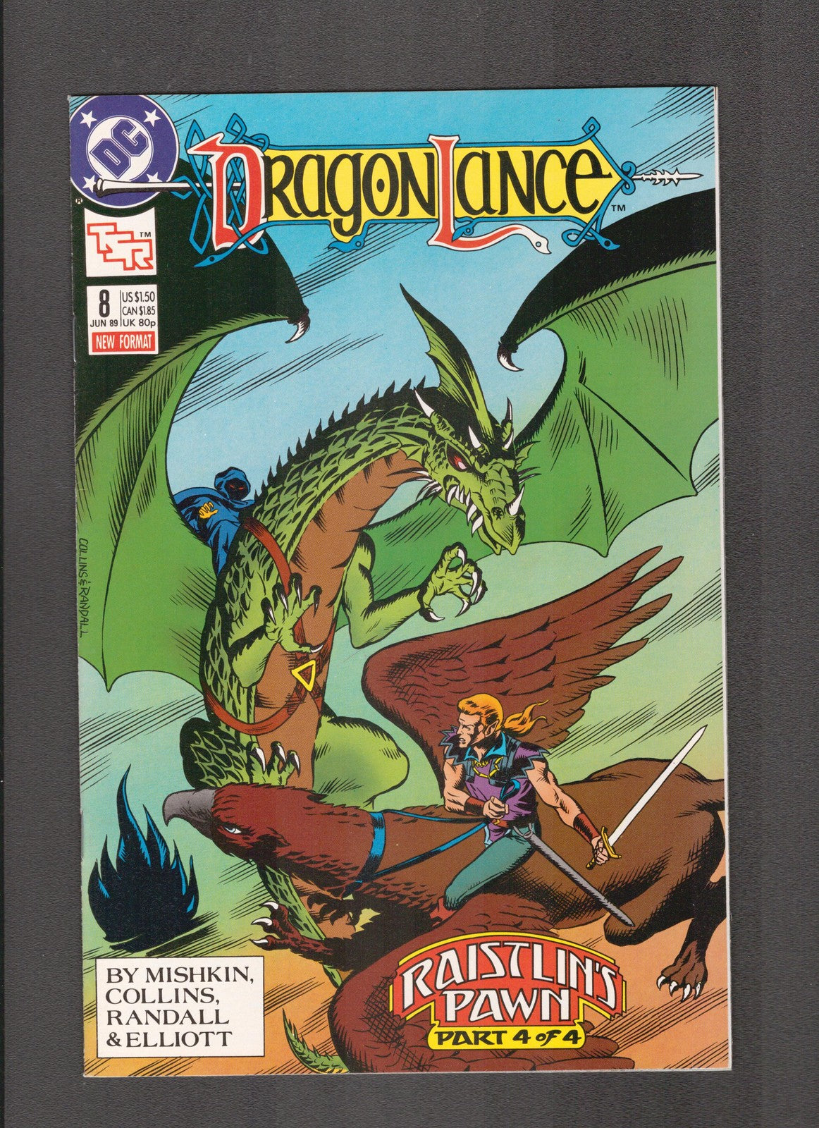 Dragon Lance #8 (1989) Higher Grade DC Comics