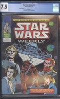 Star Wars Weekly #21 CGC 7.5 (1978) Graded Magazine Marvel Comics UK